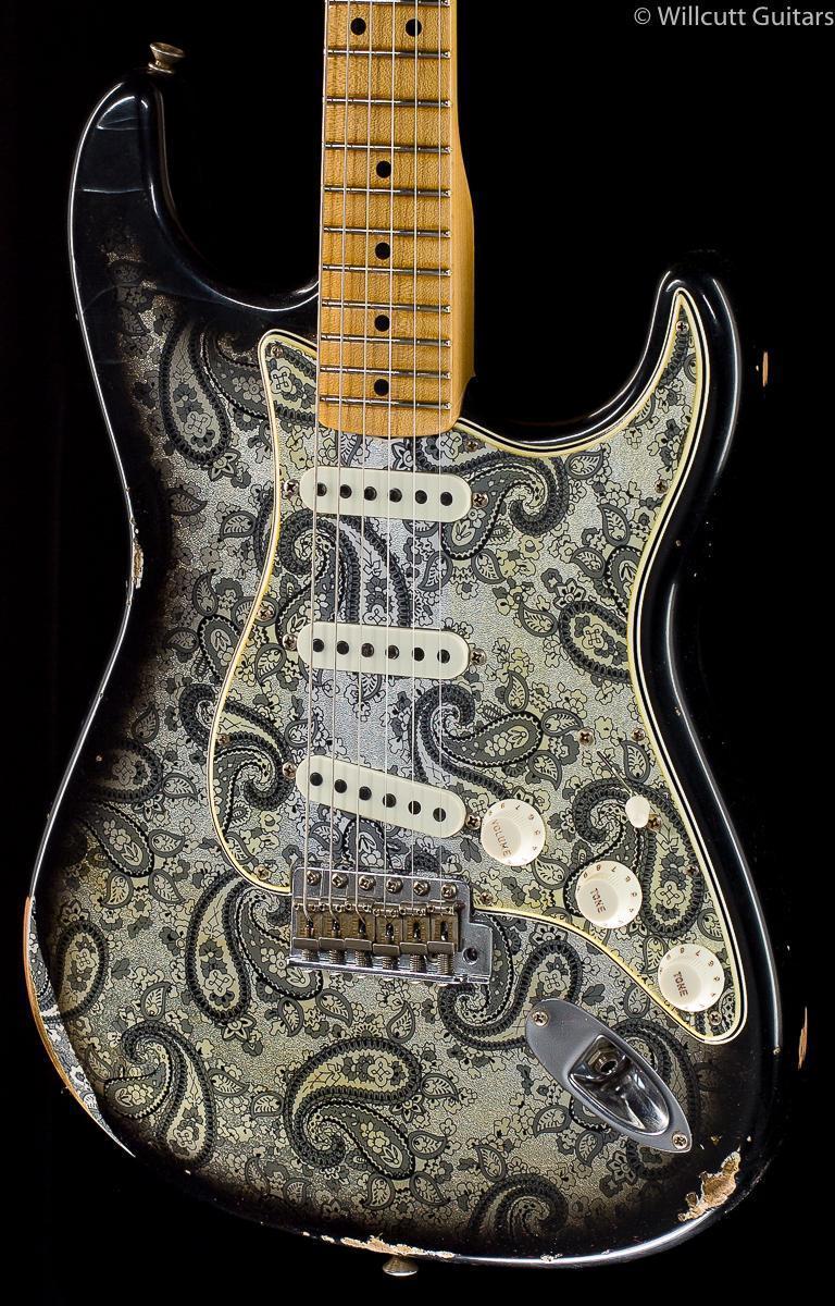 Fender Custom Shop LTD '68 Strat Black Paisley Relic