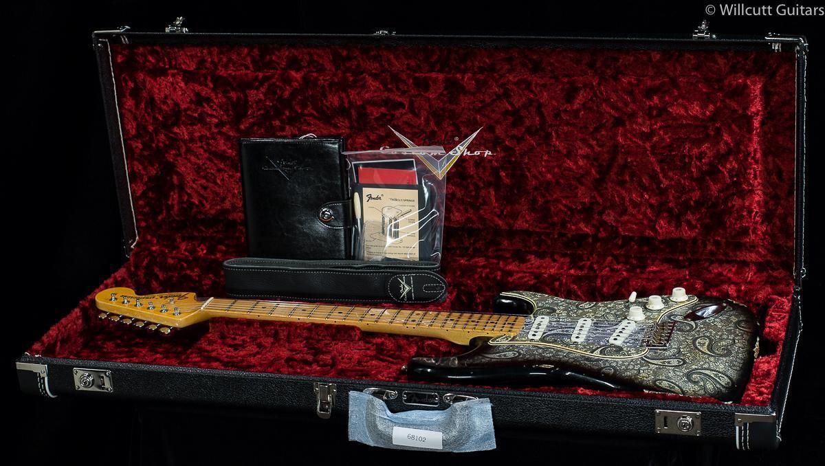 Fender Custom Shop LTD '68 Strat Black Paisley Relic