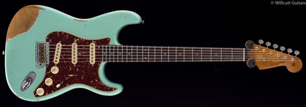 Fender Custom Shop Roasted '60 Strat Heavy Relic NAMM LTD Aged Surf Green