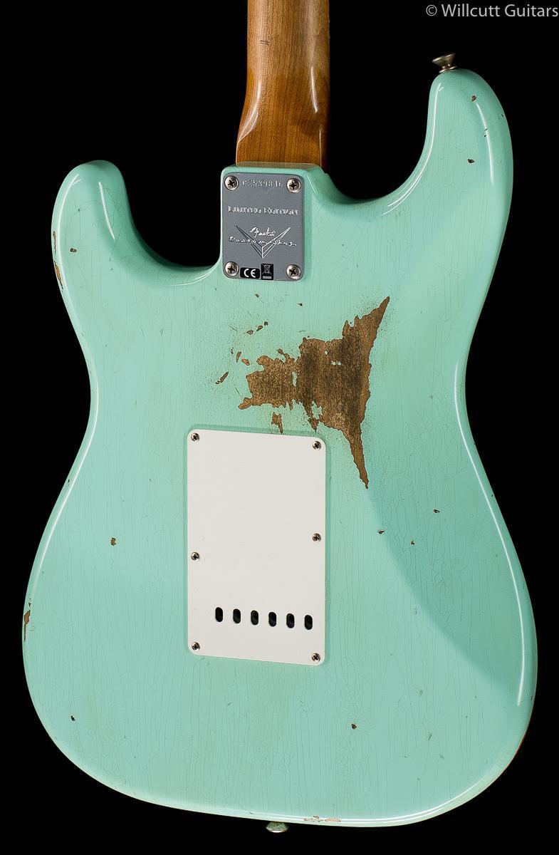 Fender Custom Shop Roasted '60 Strat Heavy Relic NAMM LTD Aged Surf Green