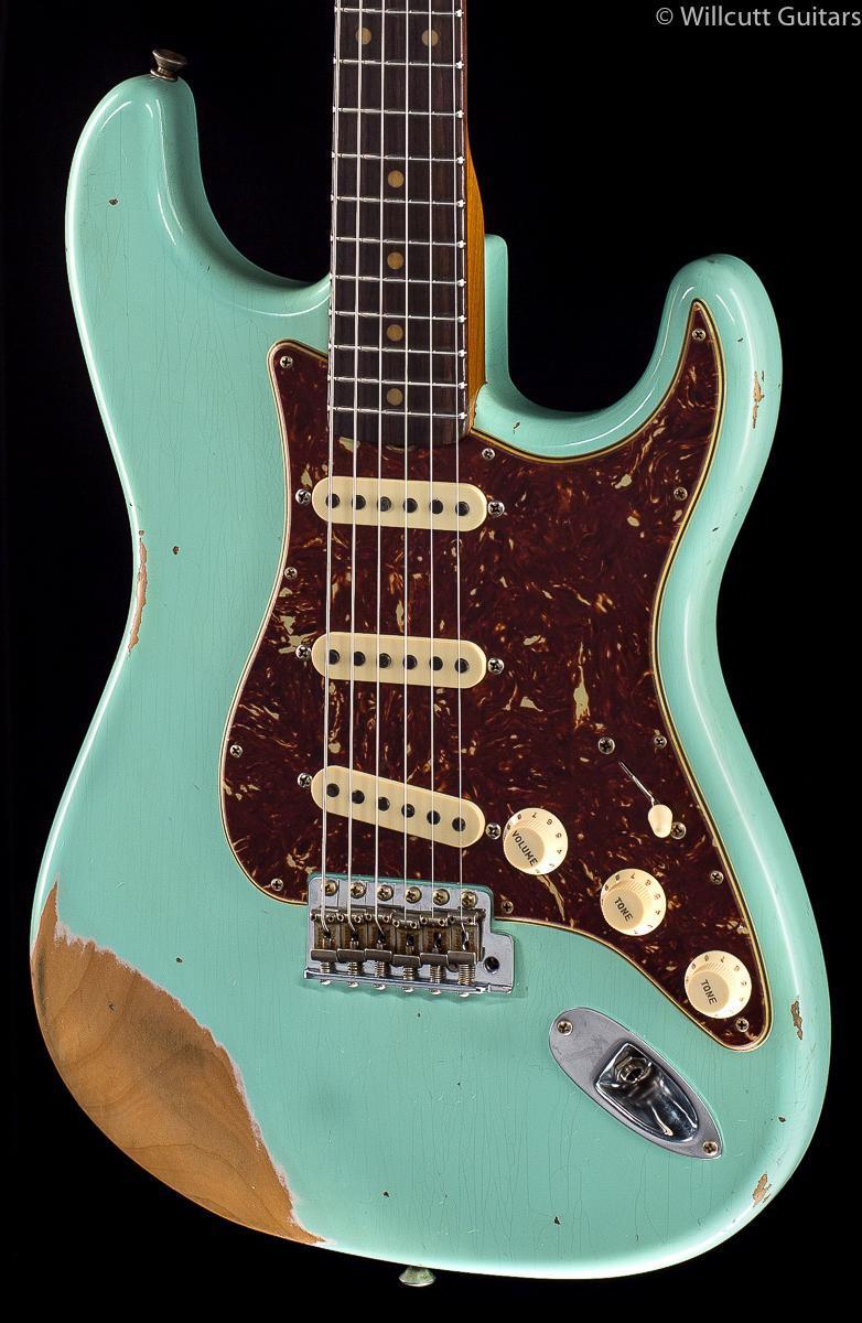 Fender Custom Shop Roasted '60 Strat Heavy Relic NAMM LTD Aged Surf Green