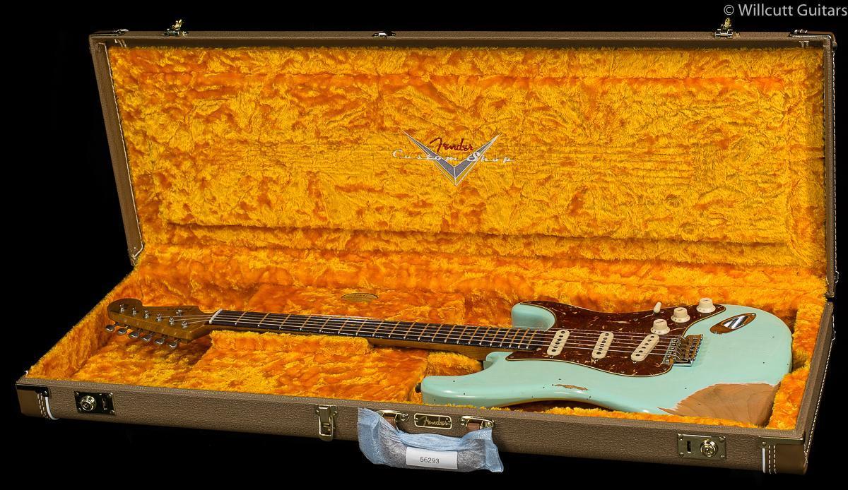 Fender Custom Shop Roasted '60 Strat Heavy Relic NAMM LTD Aged Surf Green