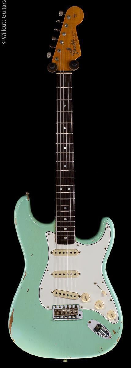 Fender Custom Shop 1964 Stratocaster Thin Skin Relic Faded Surf Green