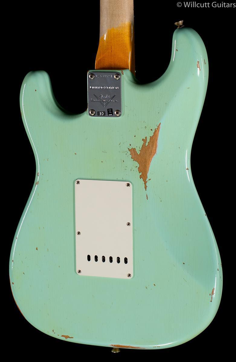 Fender Custom Shop 1964 Stratocaster Thin Skin Relic Faded Surf Green