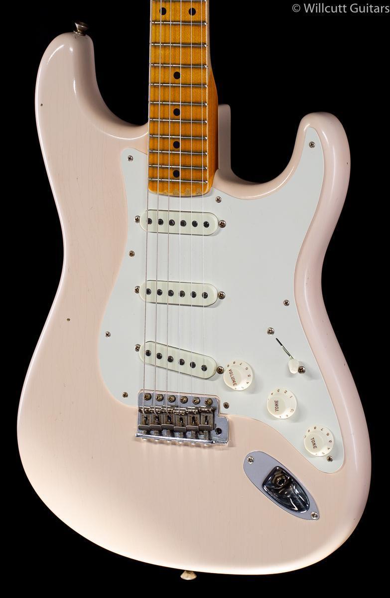 Fender Custom Shop 2019 Limited Edition Tomatillo Strat II Super Super Faded/Aged Shell Pink