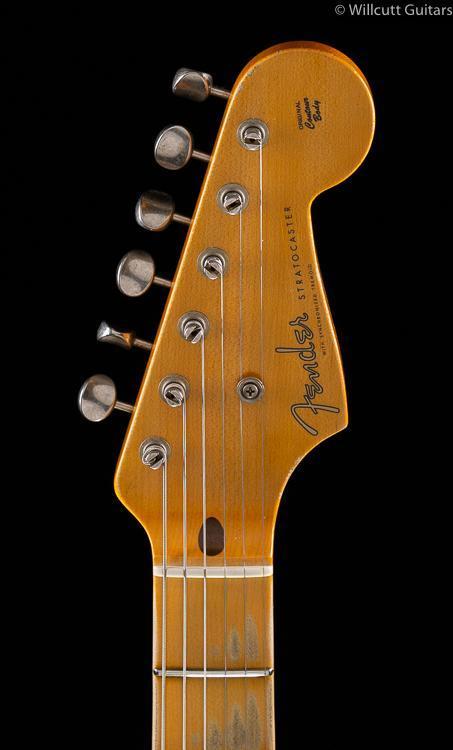Fender Custom Shop 2019 Limited Edition 1955 Strat Journeyman Relic Wide Fade Chocolate 2-Tone Sunburst