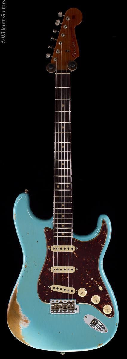 Fender Custom Shop LTD '60 Roasted Stratocaster Heavy Relic Daphne Blue