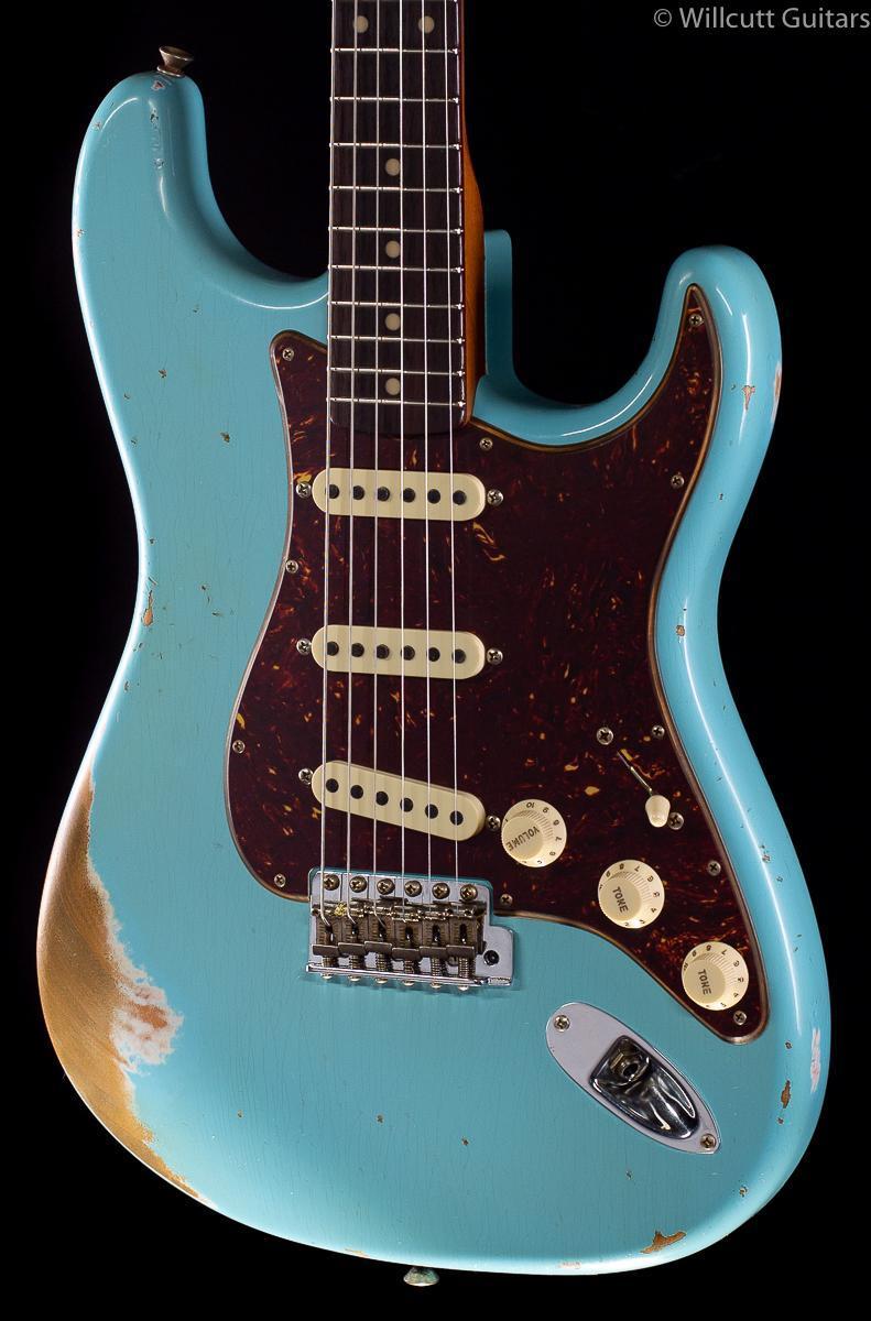 Fender Custom Shop LTD '60 Roasted Stratocaster Heavy Relic Daphne Blue