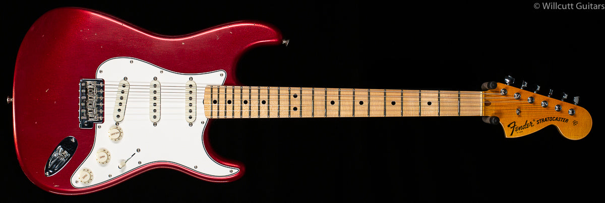 Fender Custom Shop 1970 Stratocaster Journey Relic Aged Firemist Red (854)