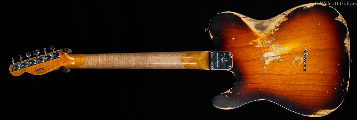 Fender Custom Shop Limited Edition 70's Custom Relic Faded Aged 3-Color Sunburst (150)