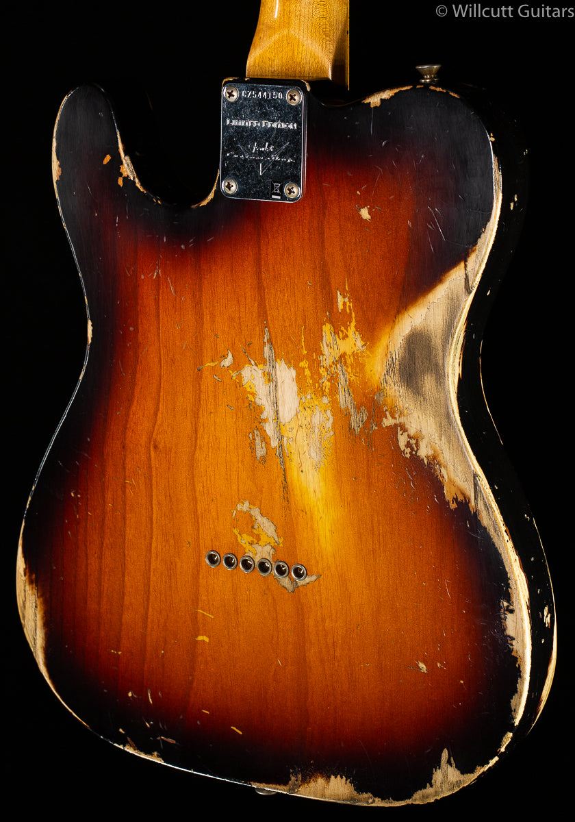 Fender Custom Shop Limited Edition 70's Custom Relic Faded Aged 3-Color Sunburst (150)