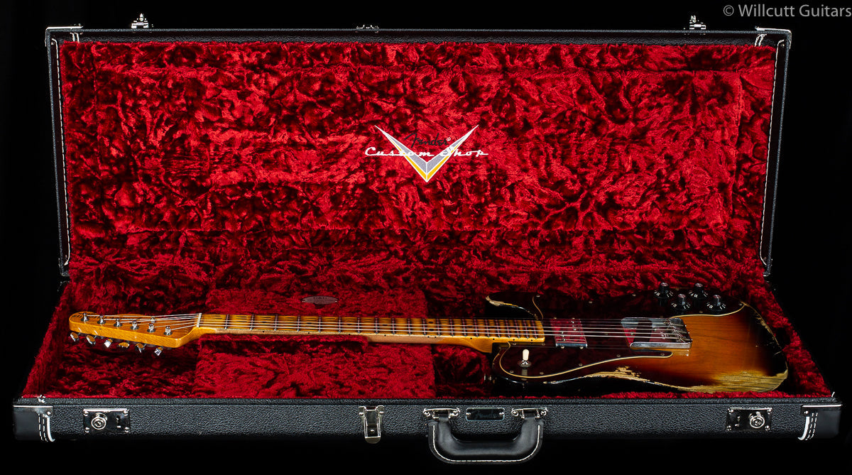 Fender Custom Shop Limited Edition 70's Custom Relic Faded Aged 3-Color Sunburst (150)