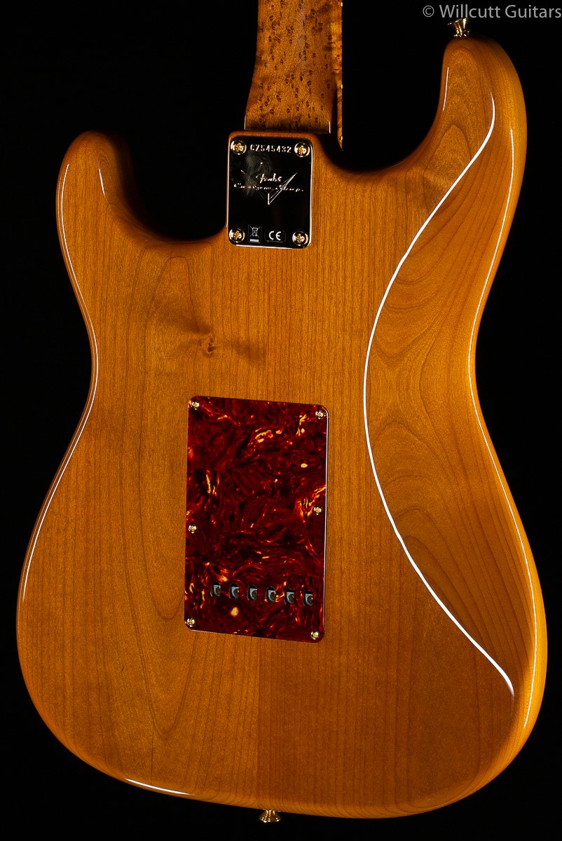 Fender Custom Shop Artisan Maple Burl Strat Aged Natural