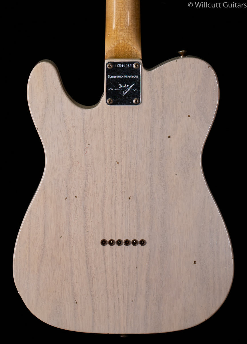 Fender Custom Shop LTD' 72 Tele Thinline Journeyman Relic Aged White Blonde (011)