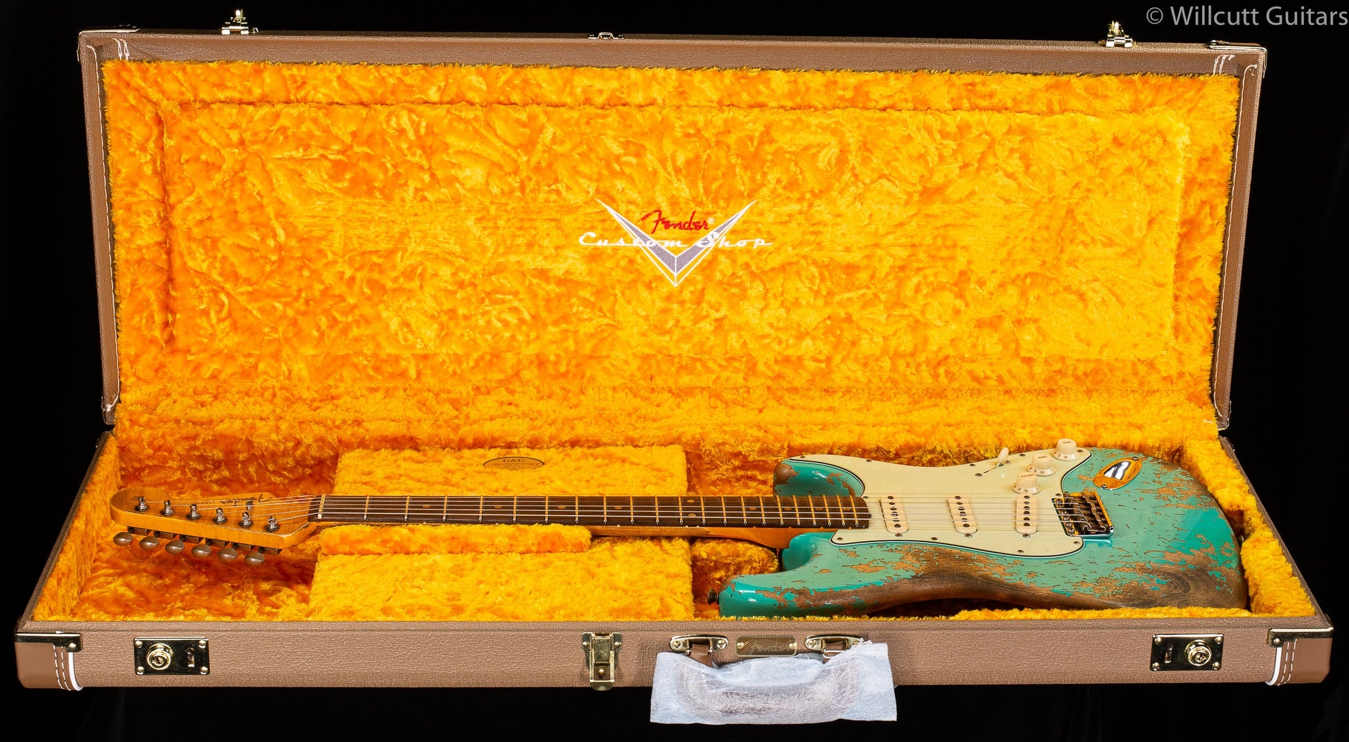Fender Custom Shop LTD '60 Dual Mag II Stratocaster Super Heavy Relic Aged Surf Green