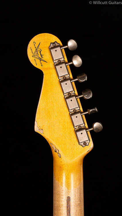 Fender Custom Shop LTD' 59 Stratocaster Heavy Relic Aged Daphne Blue