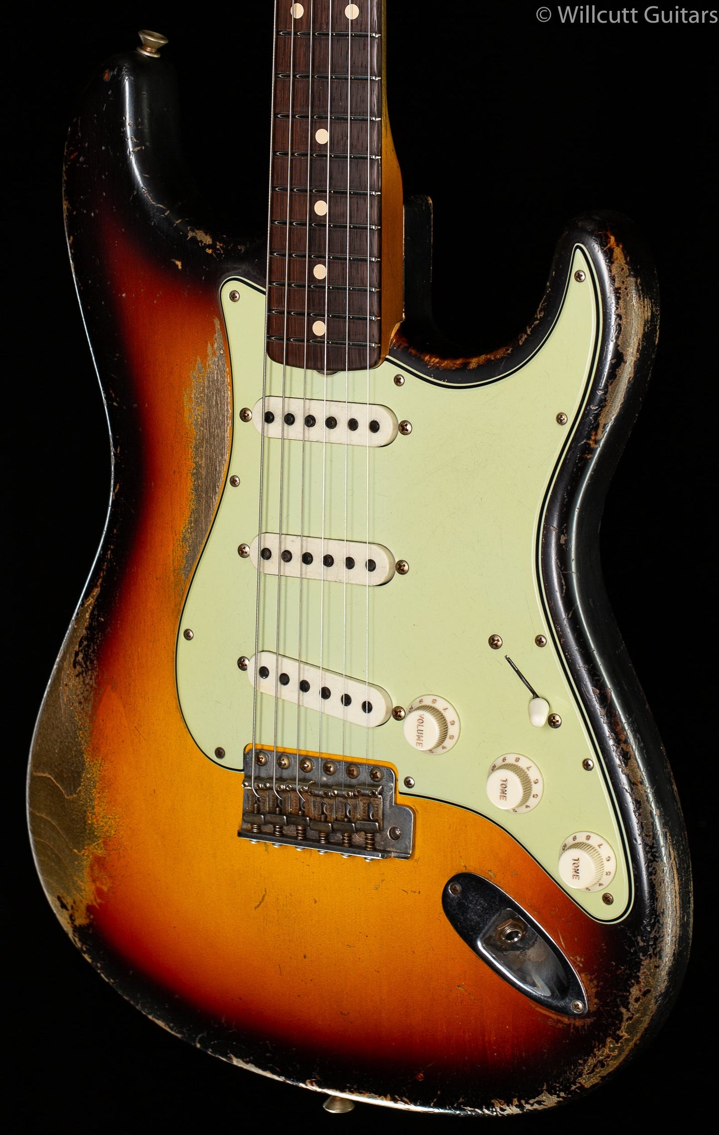 Fender Custom Shop "The 63" 1963 Stratocaster Dale Wilson Masterbuilt Relic 3-Color Sunburst 60C