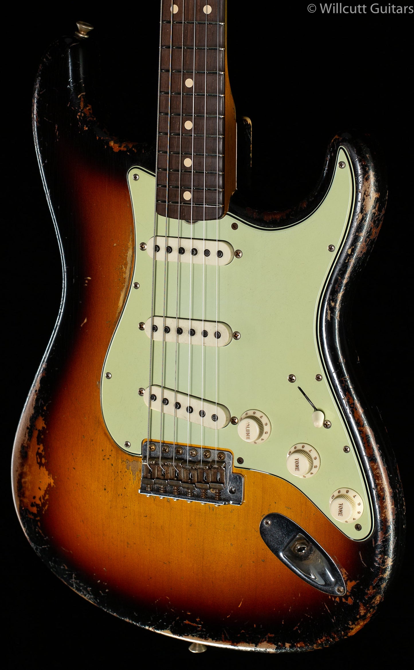 Fender Custom Shop "The 63" 1963 Stratocaster Dale Wilson Masterbuilt Relic 3-Color Sunburst 60C