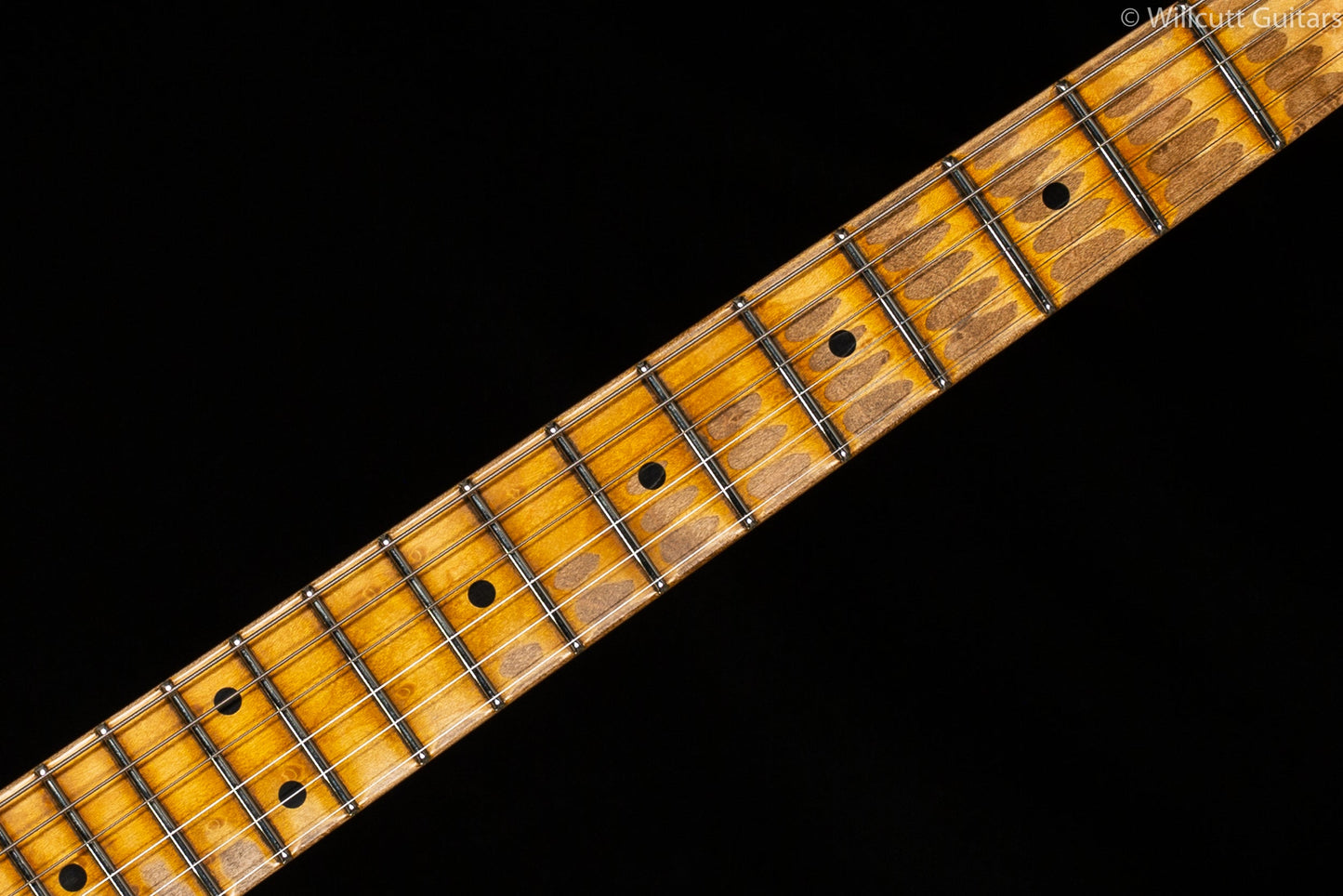 Fender Custom Shop LTD Mischief Maker Heavy Relic Aged Olympic White over Pink Paisley