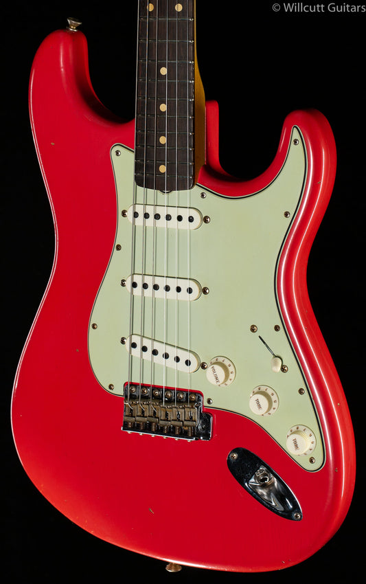 Fender Custom Shop LTD '62/'63 Stratocaster Journeyman Relic Aged Fiesta Red