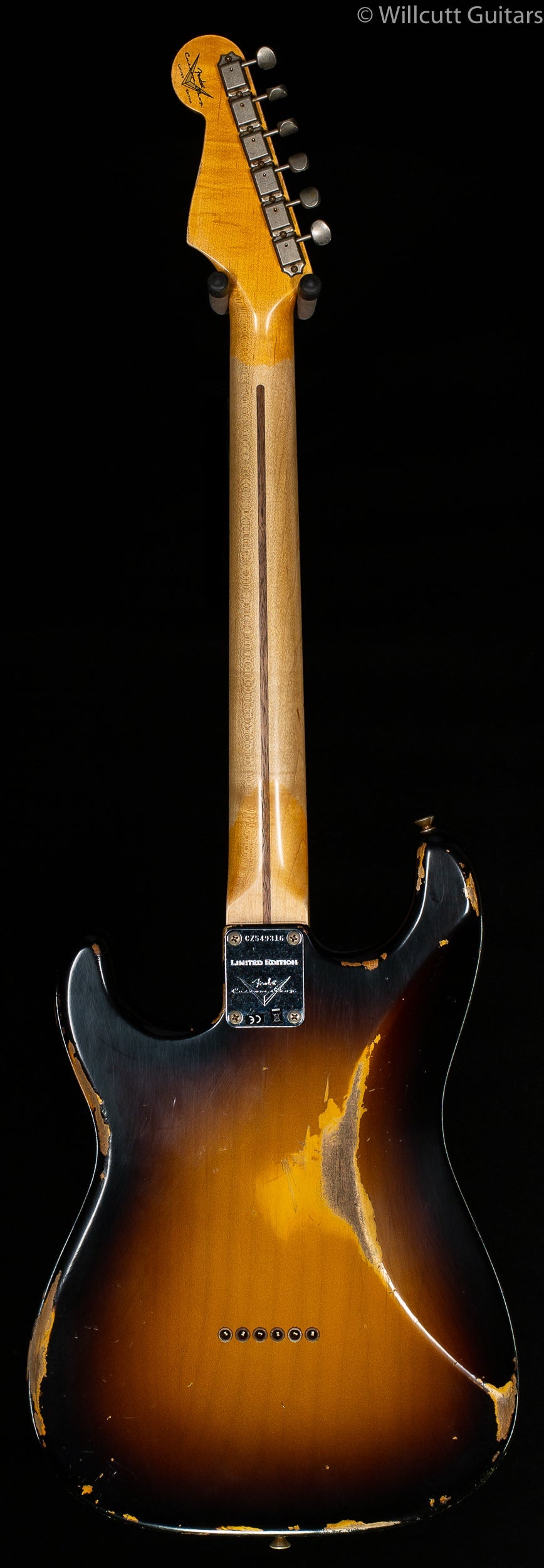 Fender Custom Shop Troposphere Strat Hard-Tail Heavy Relic Super Faded Aged 2-Color Sunburst