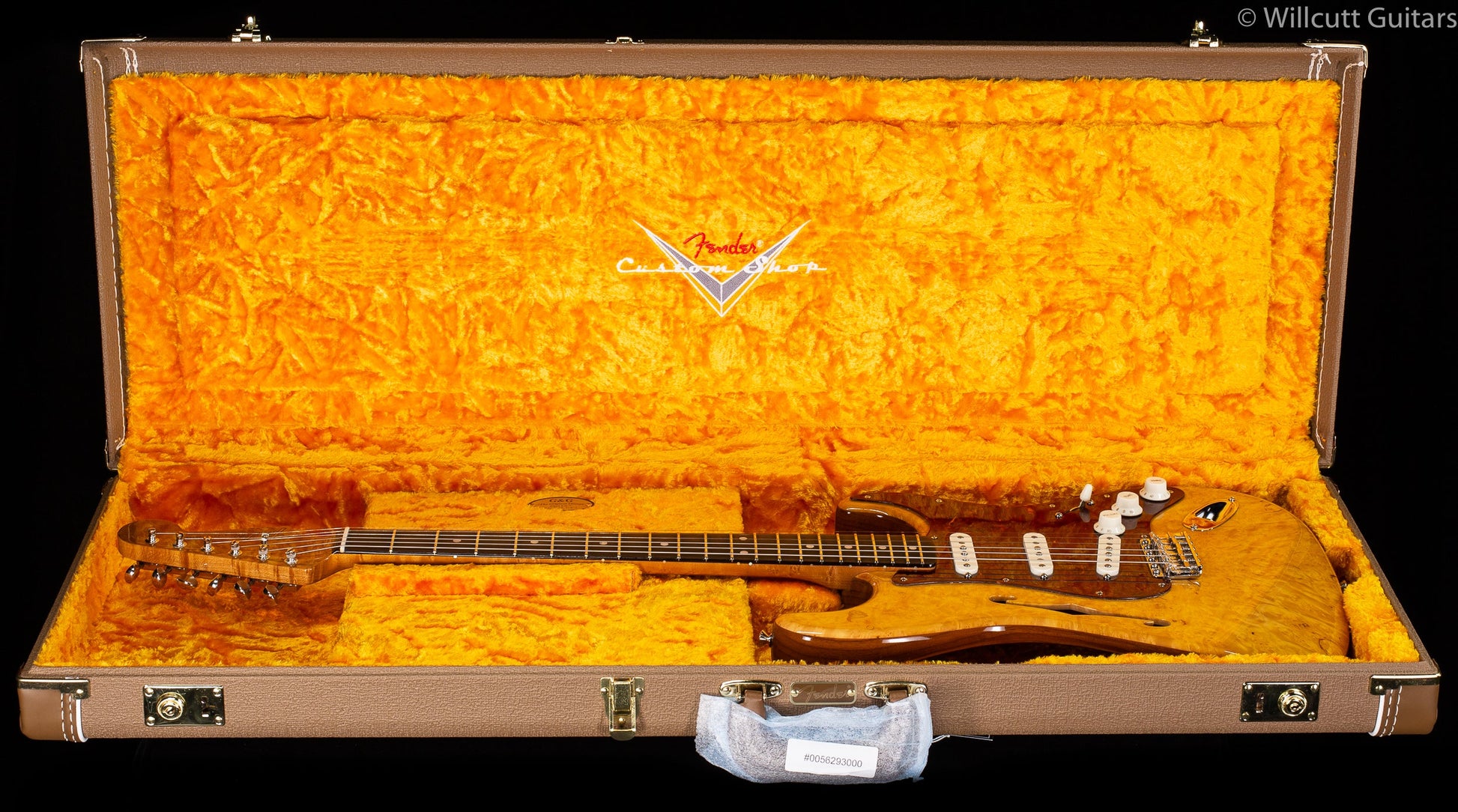 Fender Custom Shop Artisan Maple Burl Strat Antique Natural