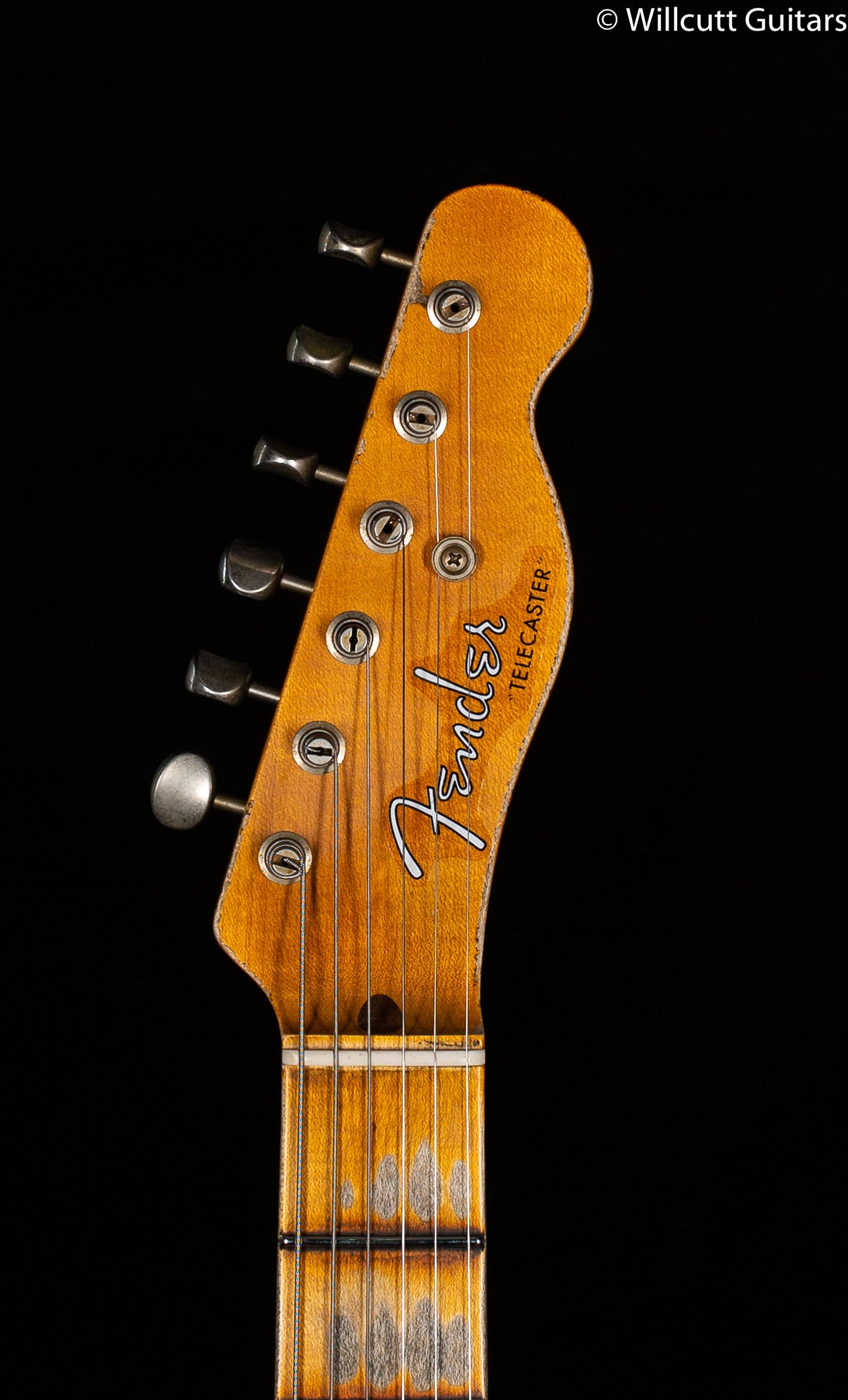 Fender Custom Shop CuNiFe Blackguard Telecaster Heavy Relic Aged Butterscotch Blonde Bigsby (297)