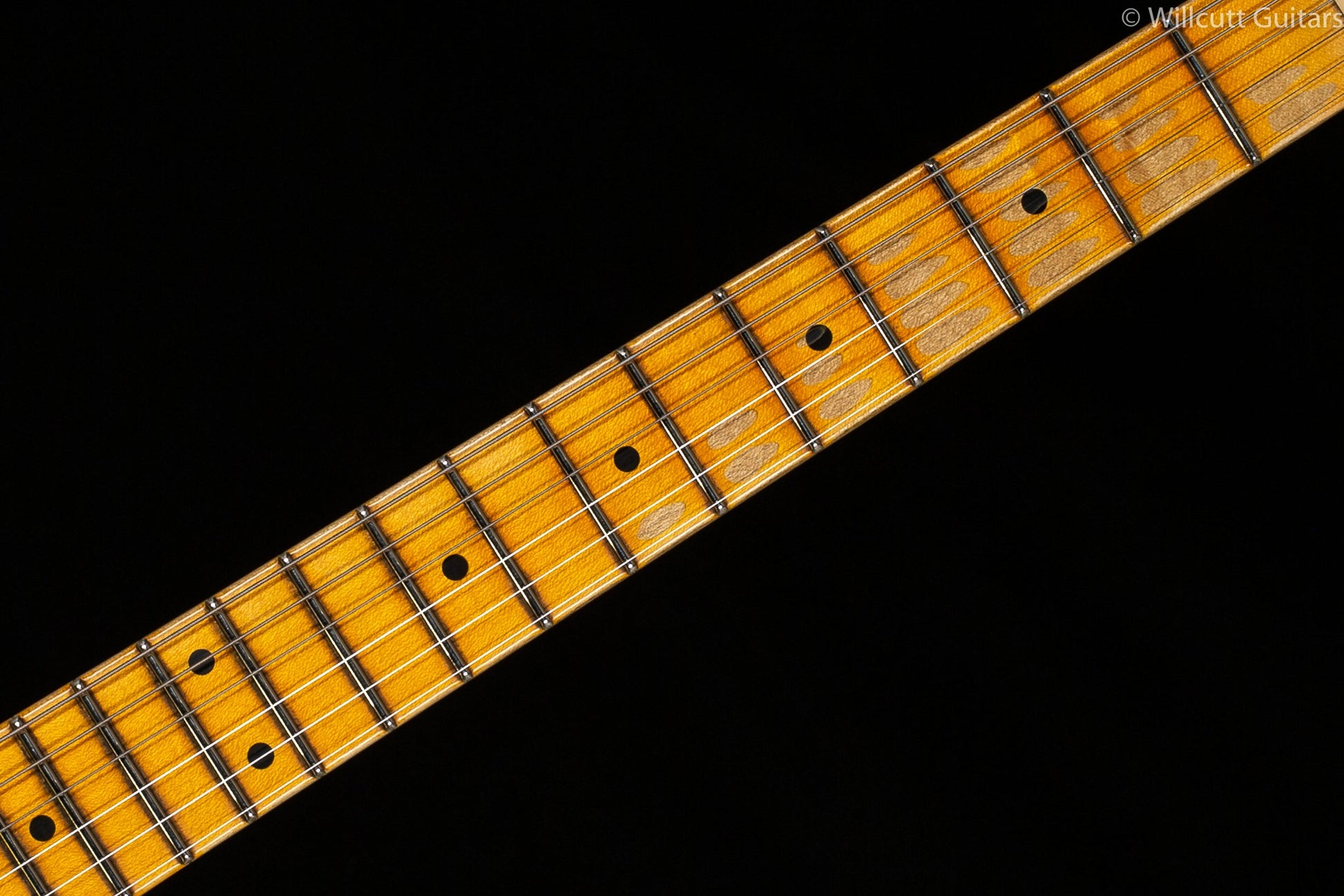 Fender Custom Shop Limited Edition Poblano II Stratocaster Relic Maple Fingerboard Aged Olympic White
