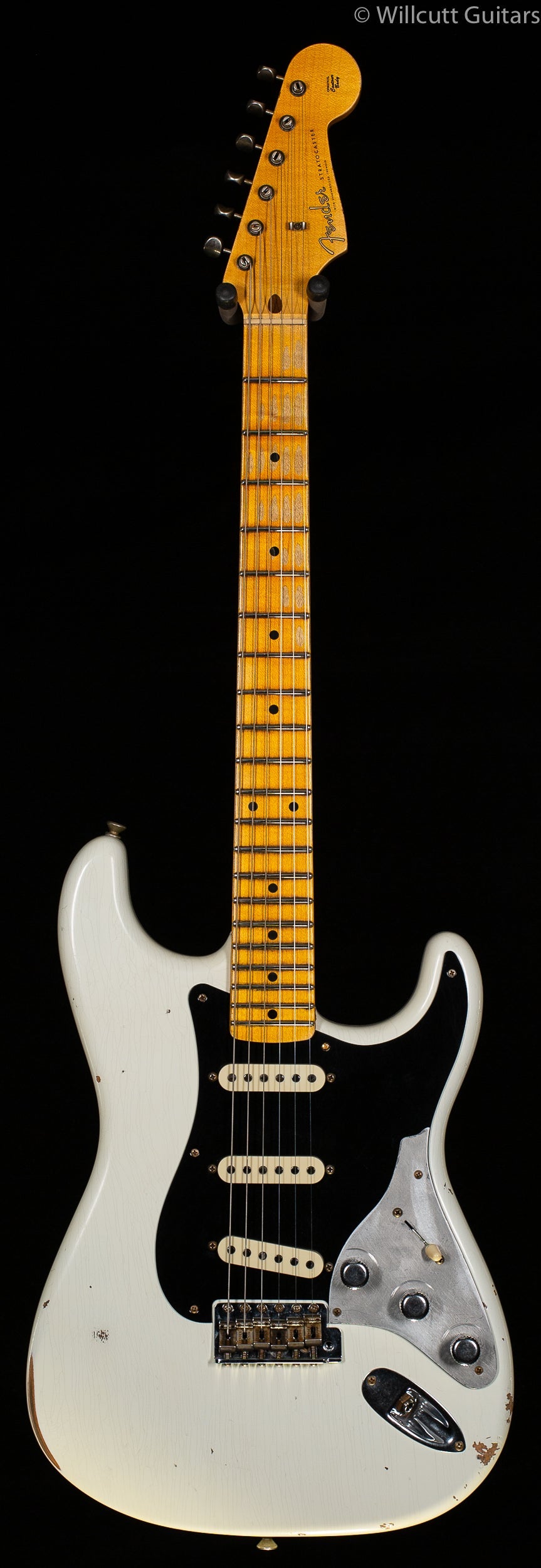 Fender Custom Shop Limited Edition Poblano II Stratocaster Relic Maple Fingerboard Aged Olympic White