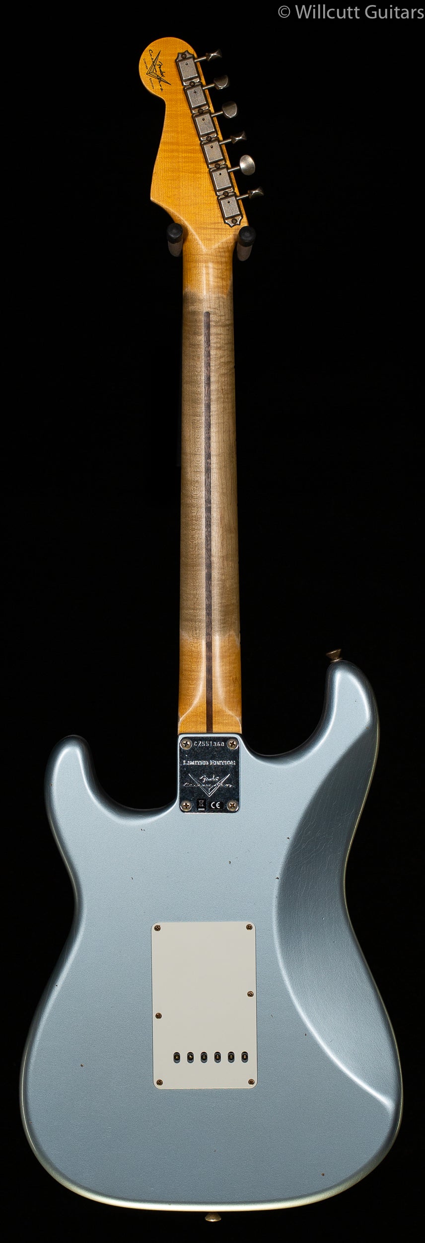 Fender Custom Shop '50s Dual Mag II Strat Journeyman Relic Faded Aged Ice Blue Metallic (360)