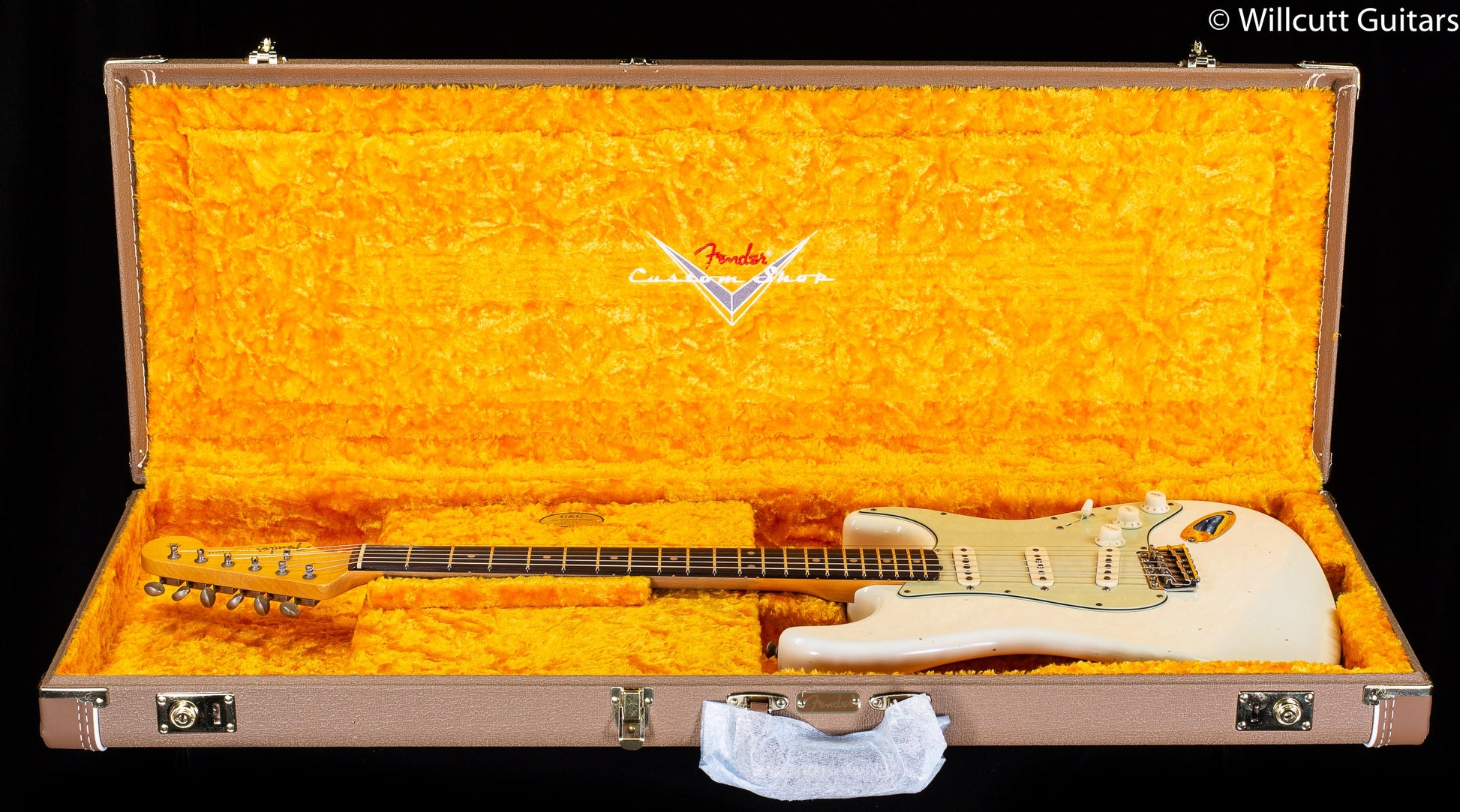 Fender Custom Shop LTD 1960 Stratocaster Journeyman Relic Aged Olympic White