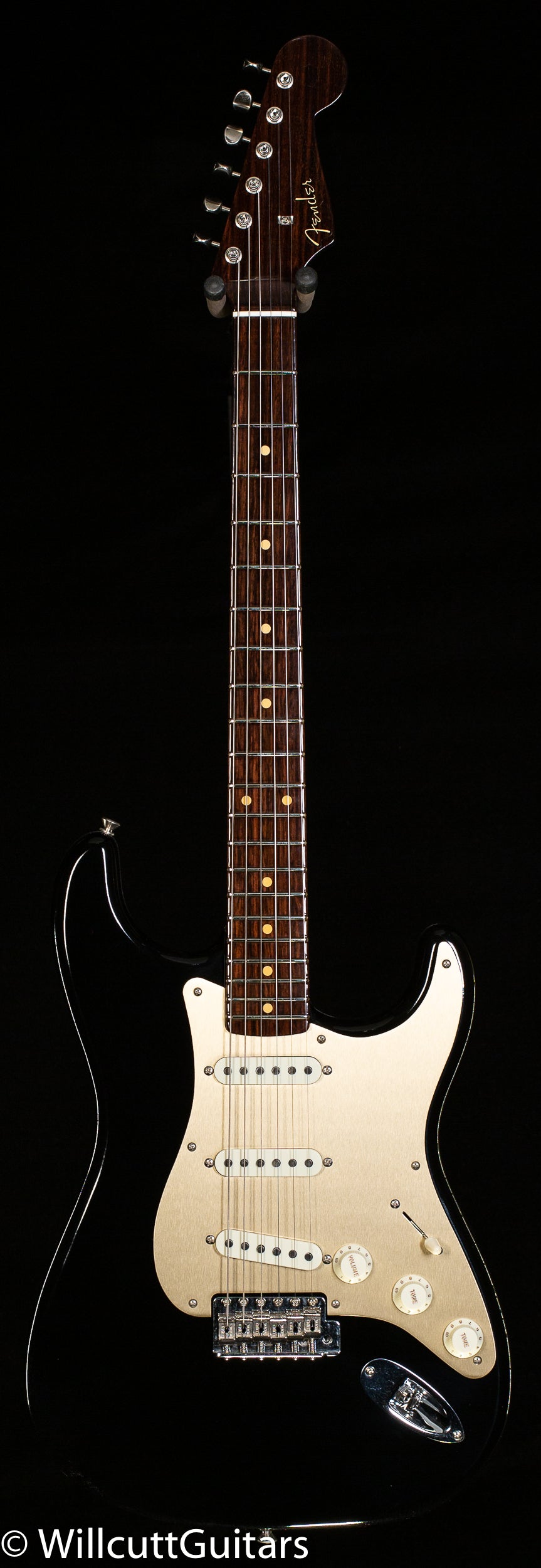 Fender Custom Shop 1957 Rosewood Neck Stratocaster Deluxe Classic Classic Aged Black