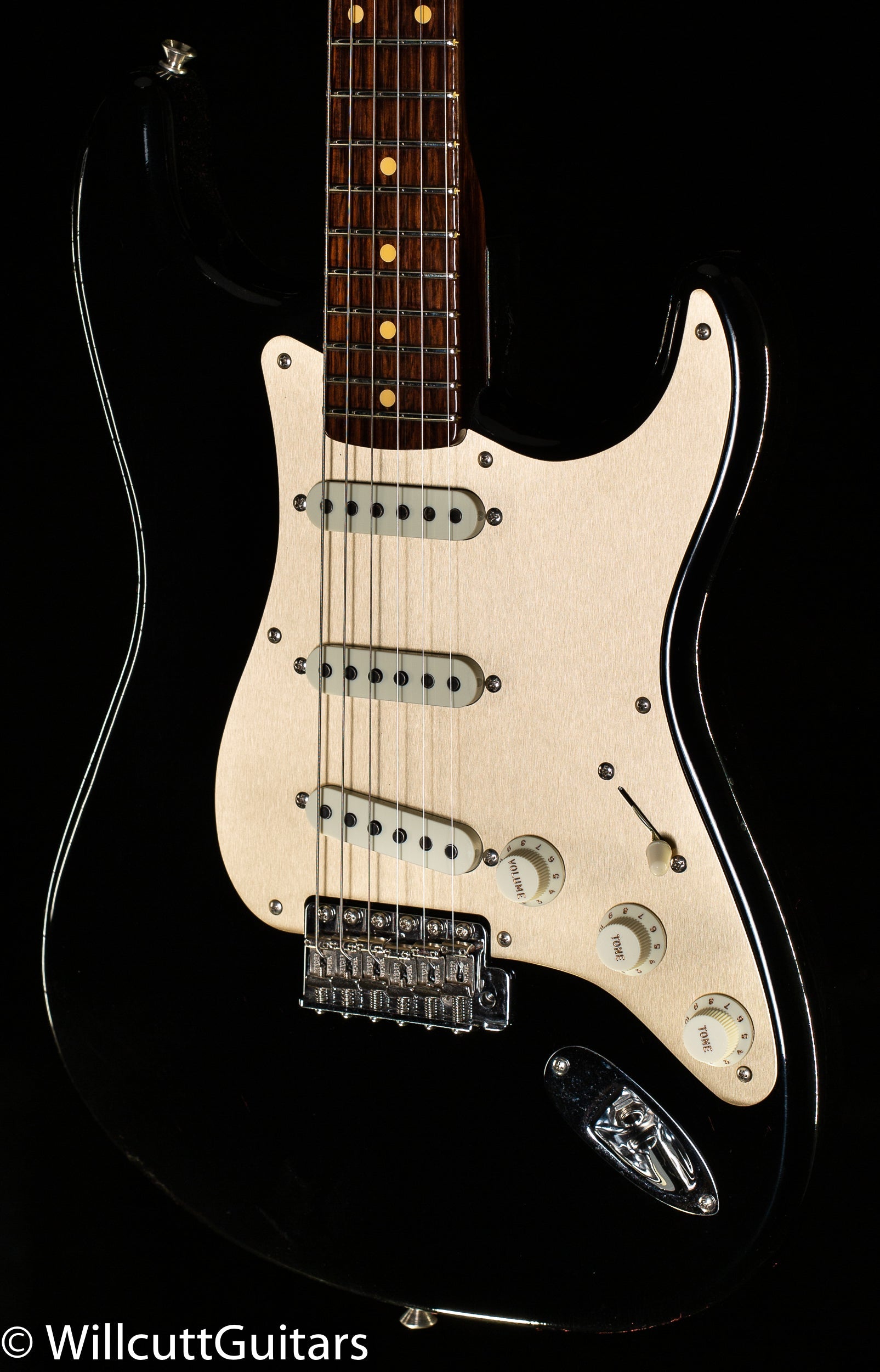 Fender Custom Shop 1957 Rosewood Neck Stratocaster Deluxe Classic Classic Aged Black