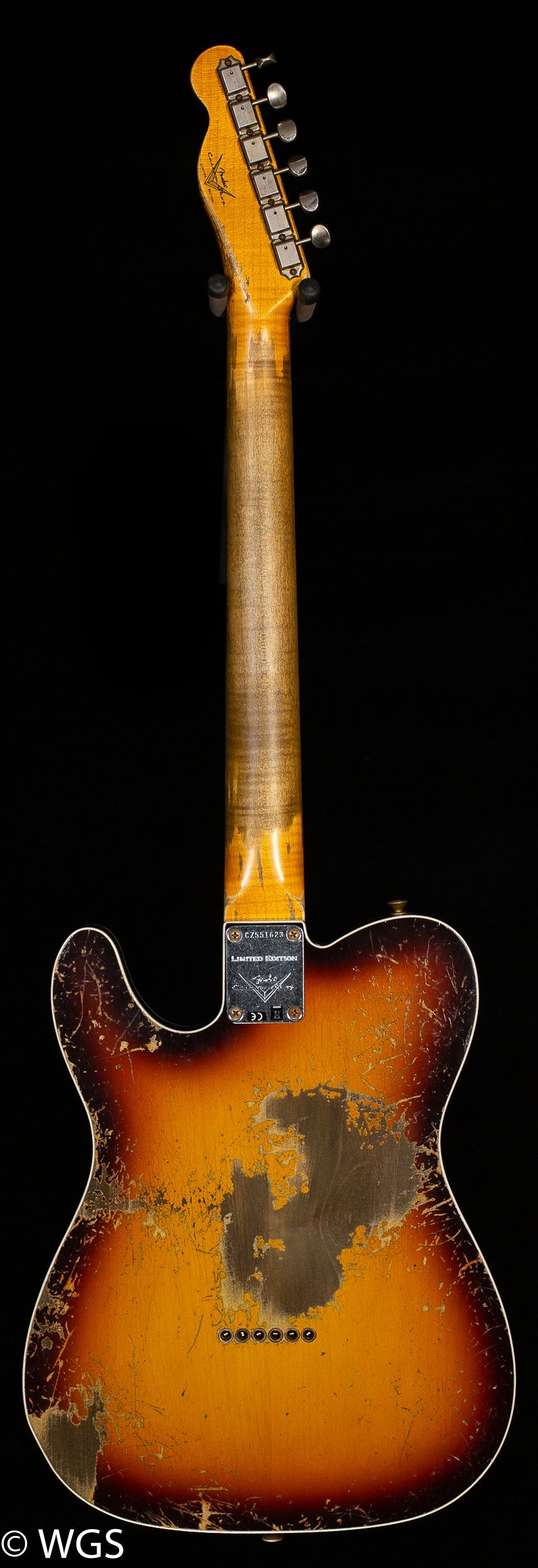 Fender Custom Shop 1959 Telecaster Custom Super Heavy Relic Faded/Aged Chocolate 3-Color Sunburst