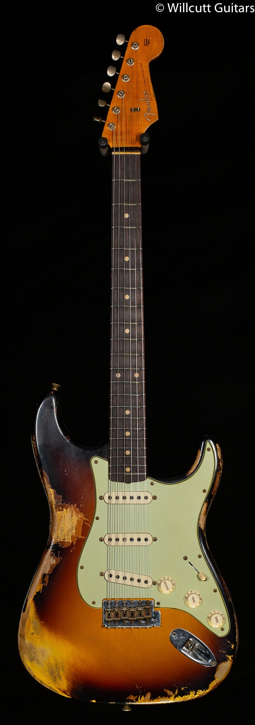 Fender Custom Shop 1960 Dual Mag II Strat Super Heavy Relic Faded Aged 3-Color Sunburst