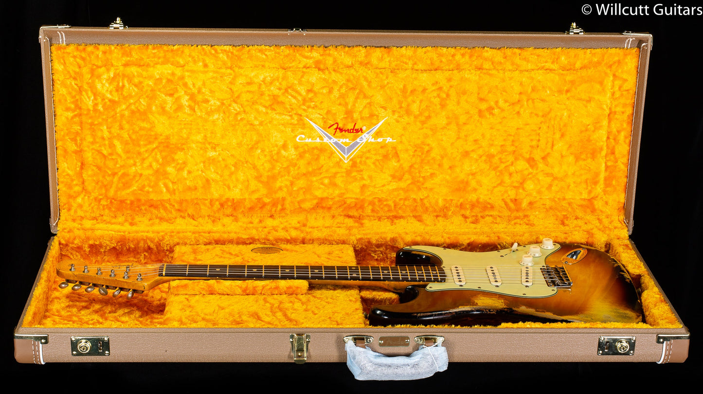 Fender Custom Shop 1960 Dual Mag II Strat Super Heavy Relic Faded Aged 3-Color Sunburst