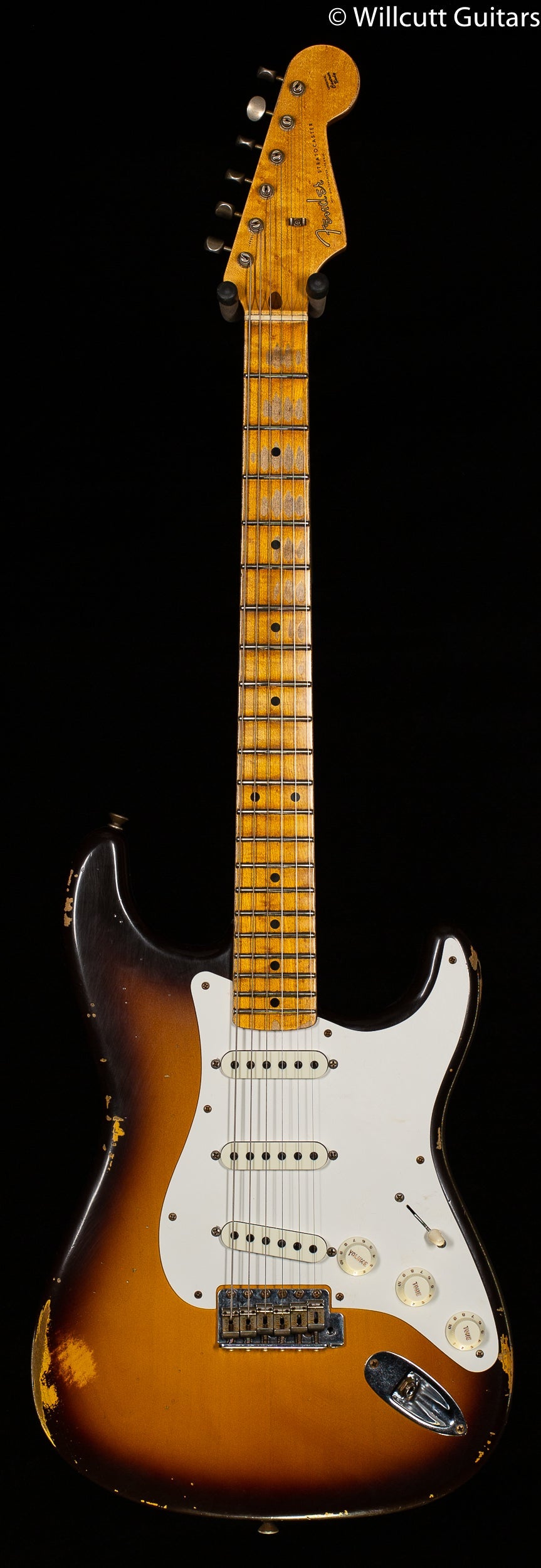 Fender Custom Shop Tomatillo Stratocaster III Relic Faded Aged Chocolate 2-Tone Sunburst