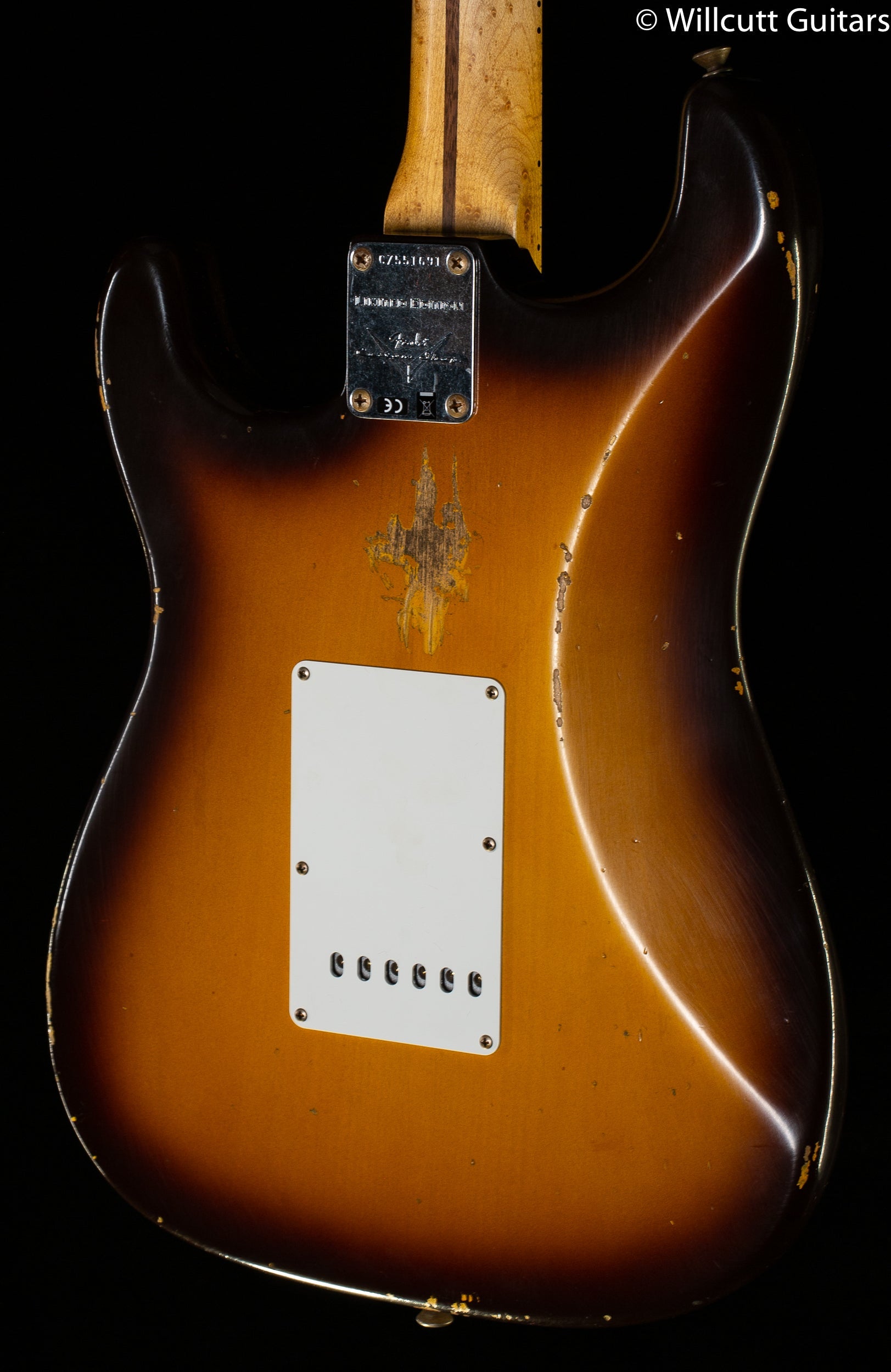Fender Custom Shop Tomatillo Stratocaster III Relic Faded Aged Chocolate 2-Tone Sunburst