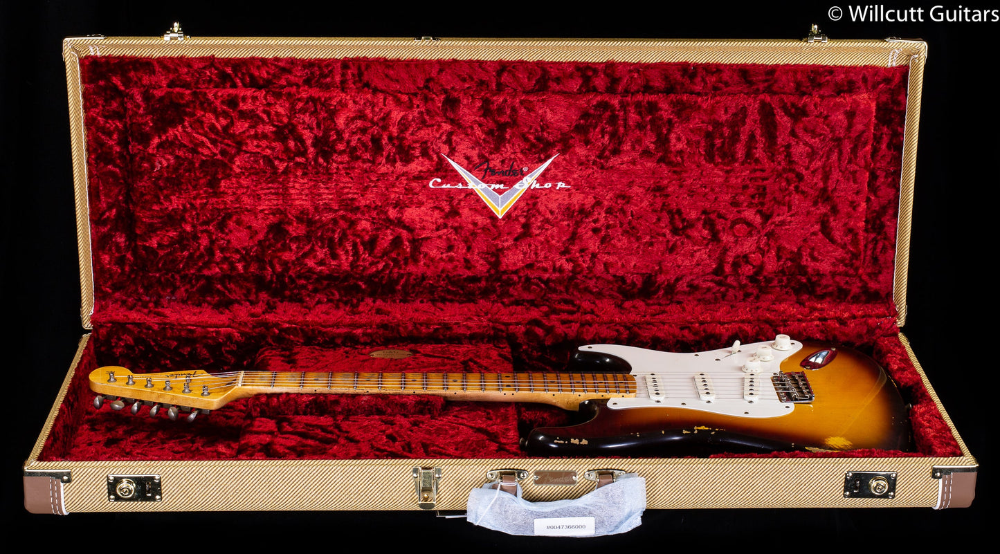 Fender Custom Shop Tomatillo Stratocaster III Relic Faded Aged Chocolate 2-Tone Sunburst