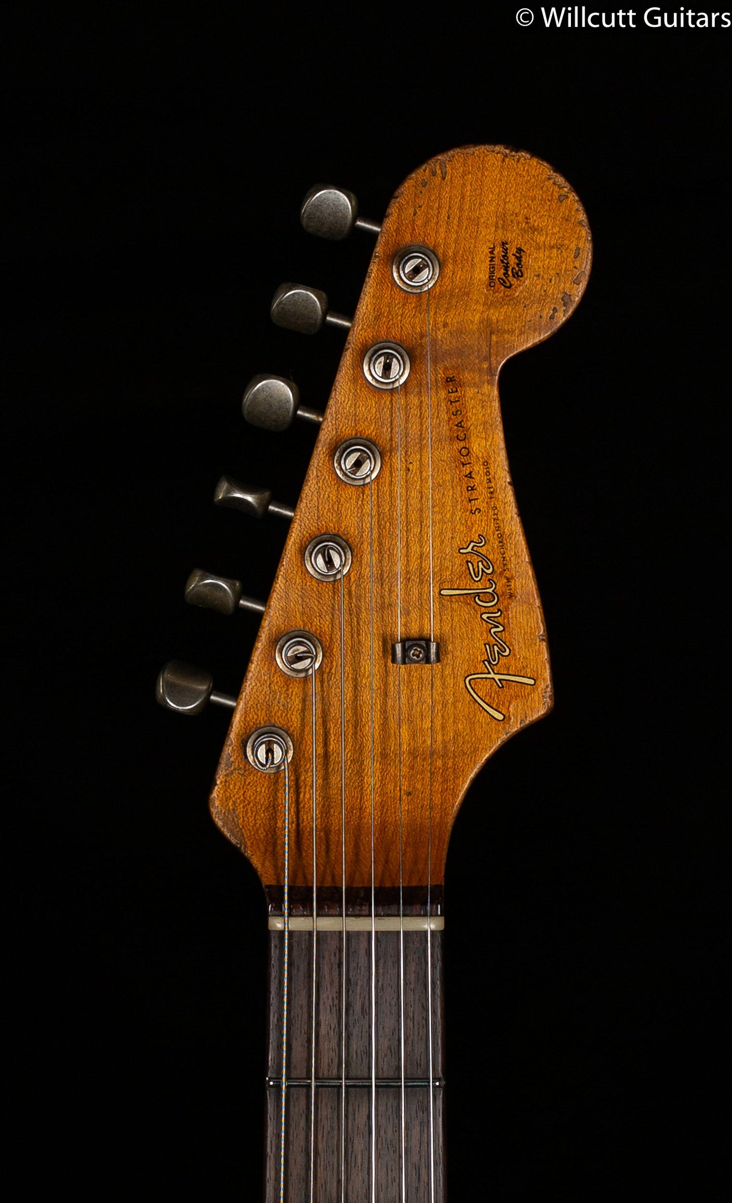 Fender Custom Shop LTD 60/63 Stratocaster Super Faded Aged Black over 3-Tone Sunburst