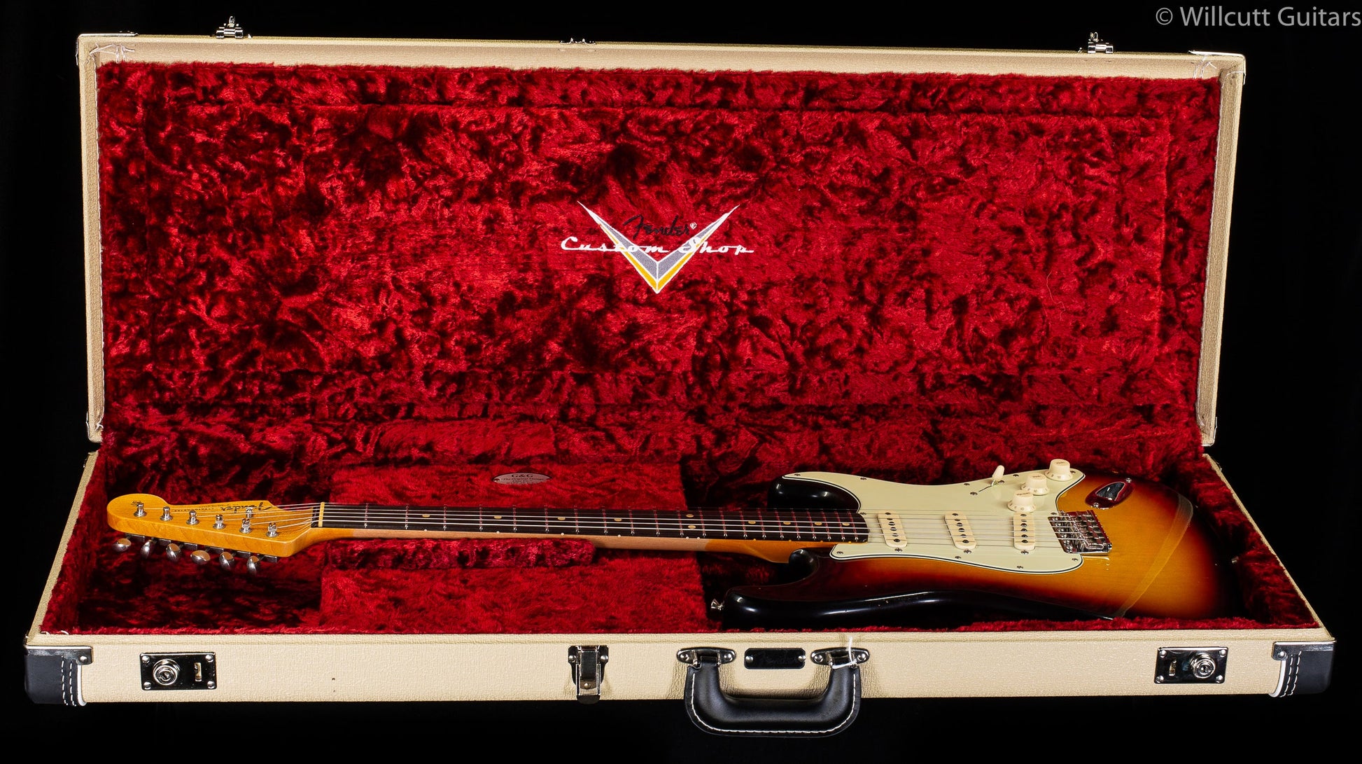 Fender Custom Shop 1963 Stratocaster Journeyman Relic with Closet Classic Hardware Rosewood Fingerboard 3-Color Sunburst