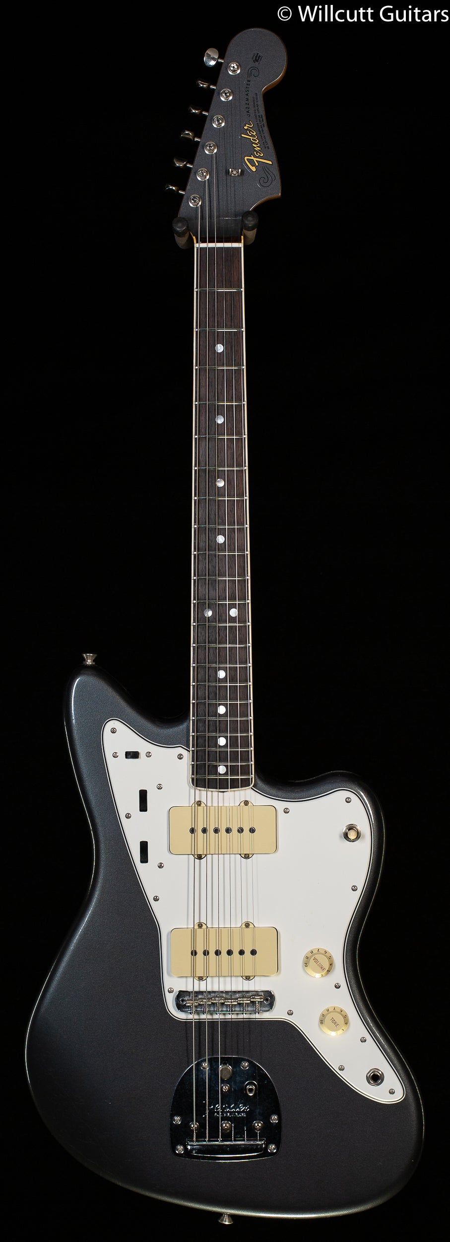 Fender Custom Shop 1966 Jazzmaster Deluxe Closet Classic Aged Charcoal Frost Metallic