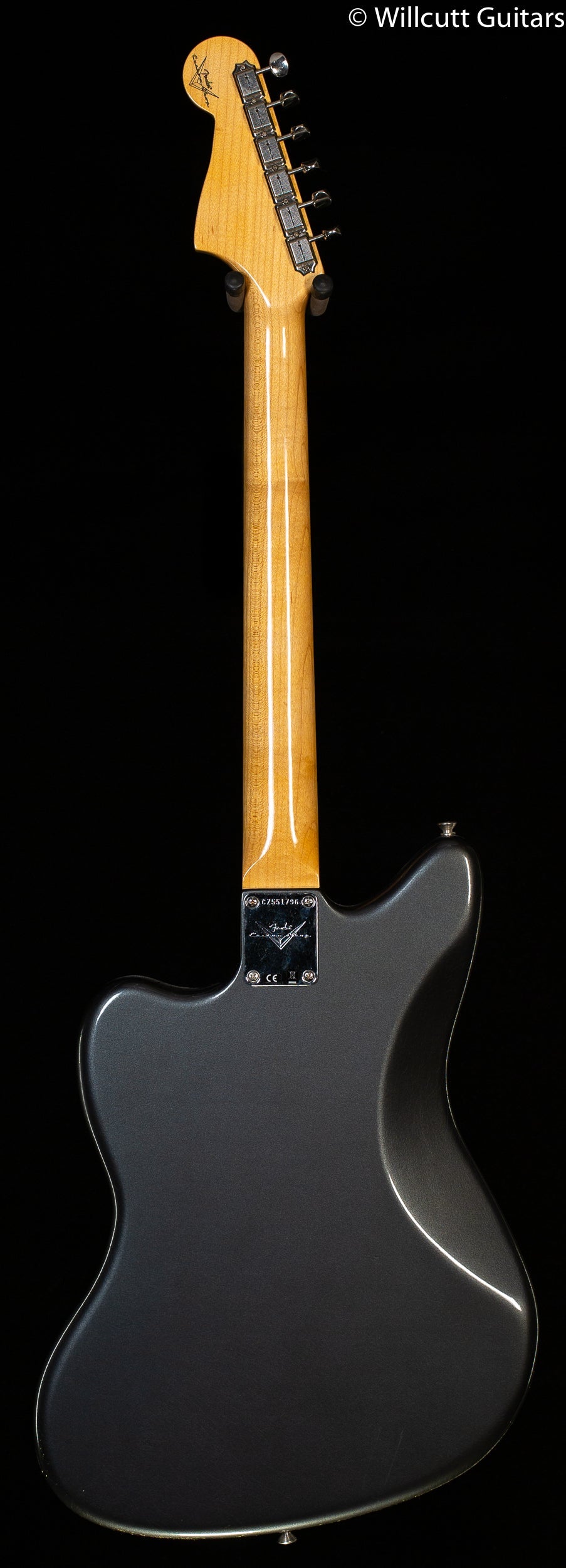 Fender Custom Shop 1966 Jazzmaster Deluxe Closet Classic Aged Charcoal Frost Metallic