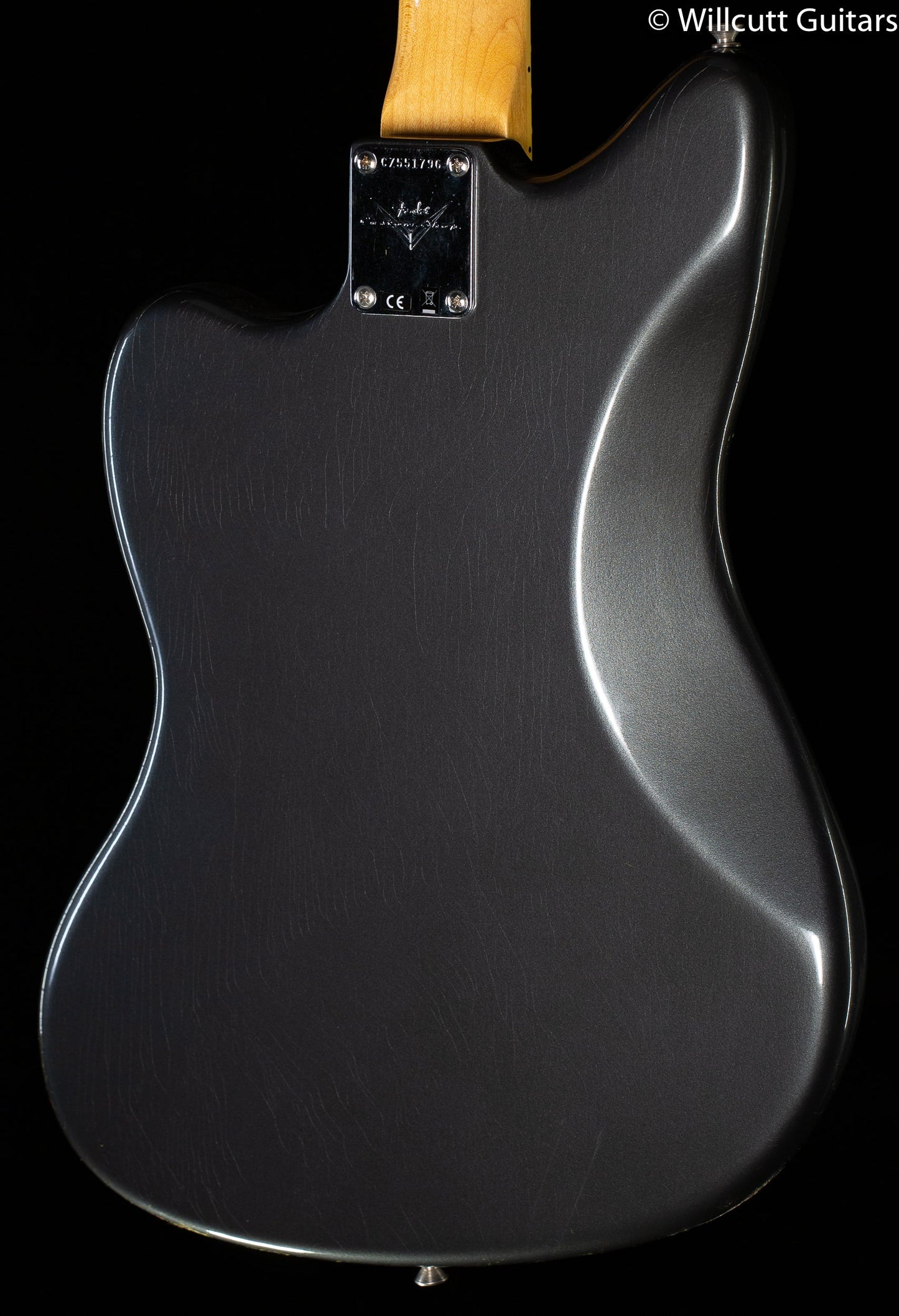 Fender Custom Shop 1966 Jazzmaster Deluxe Closet Classic Aged Charcoal Frost Metallic