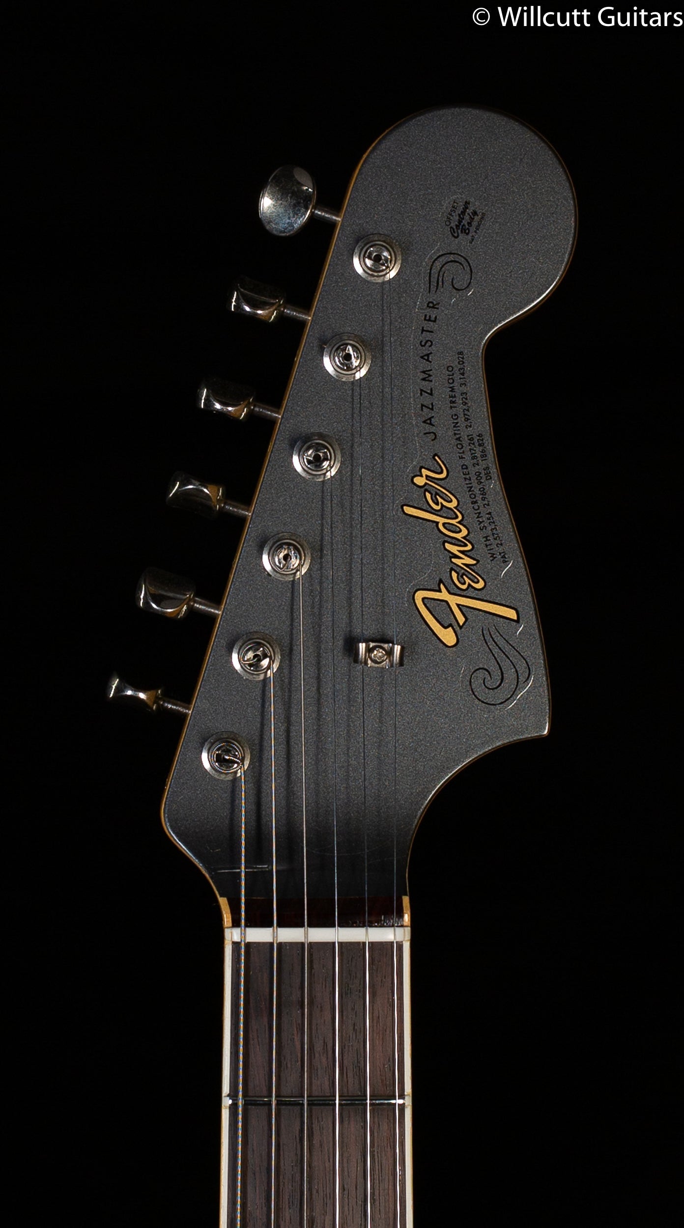 Fender Custom Shop 1966 Jazzmaster Deluxe Closet Classic Aged Charcoal Frost Metallic