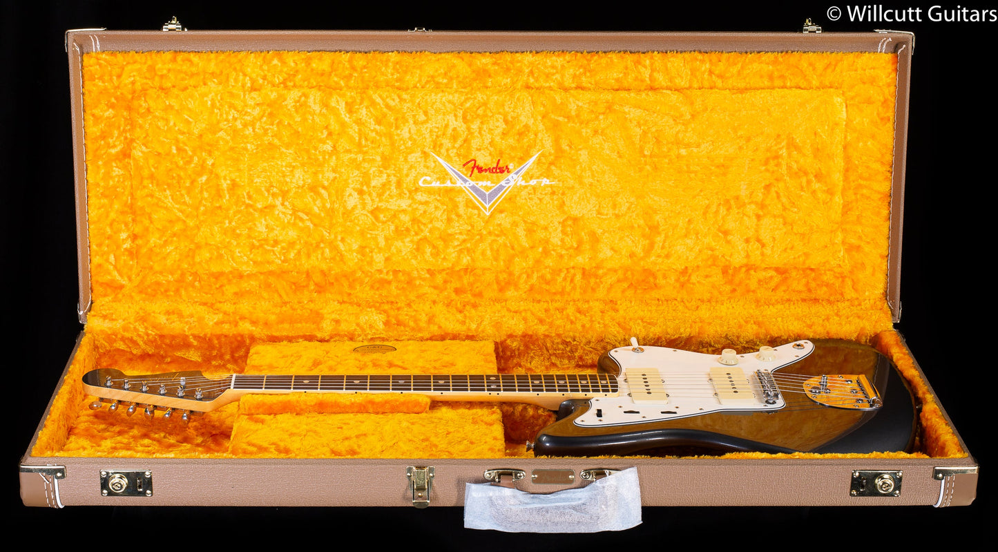 Fender Custom Shop 1966 Jazzmaster Deluxe Closet Classic Aged Charcoal Frost Metallic