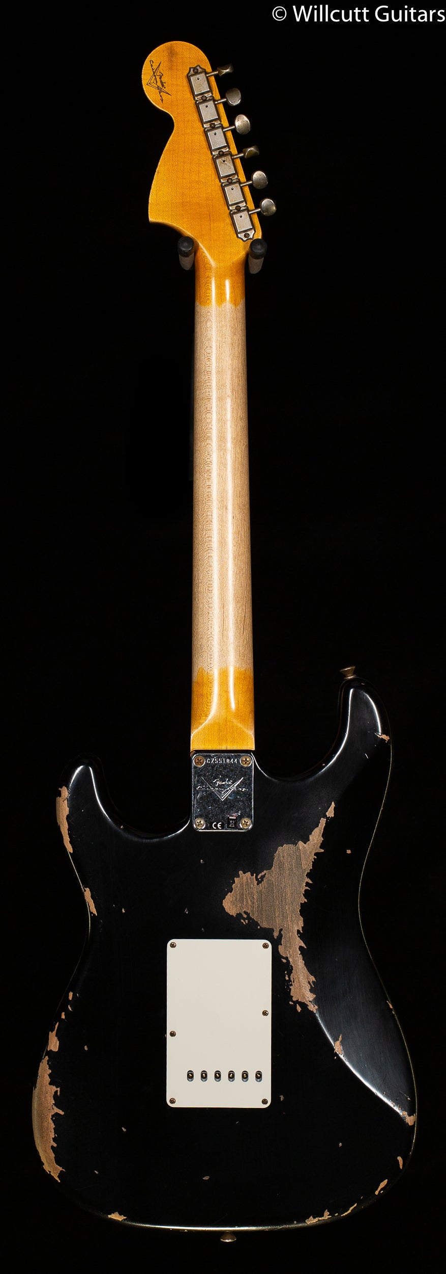 Fender 1967 Stratocaster Heavy Relic Rosewood Fingerboard Aged Black