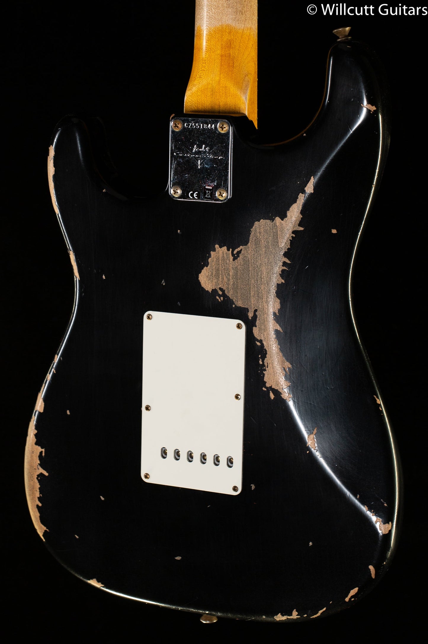 Fender 1967 Stratocaster Heavy Relic Rosewood Fingerboard Aged Black