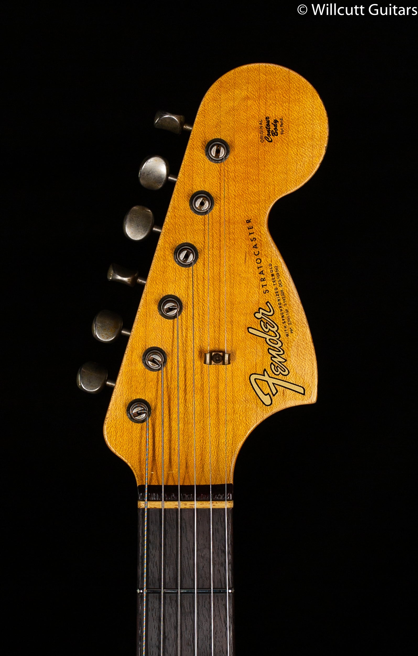 Fender 1967 Stratocaster Heavy Relic Rosewood Fingerboard Aged Black