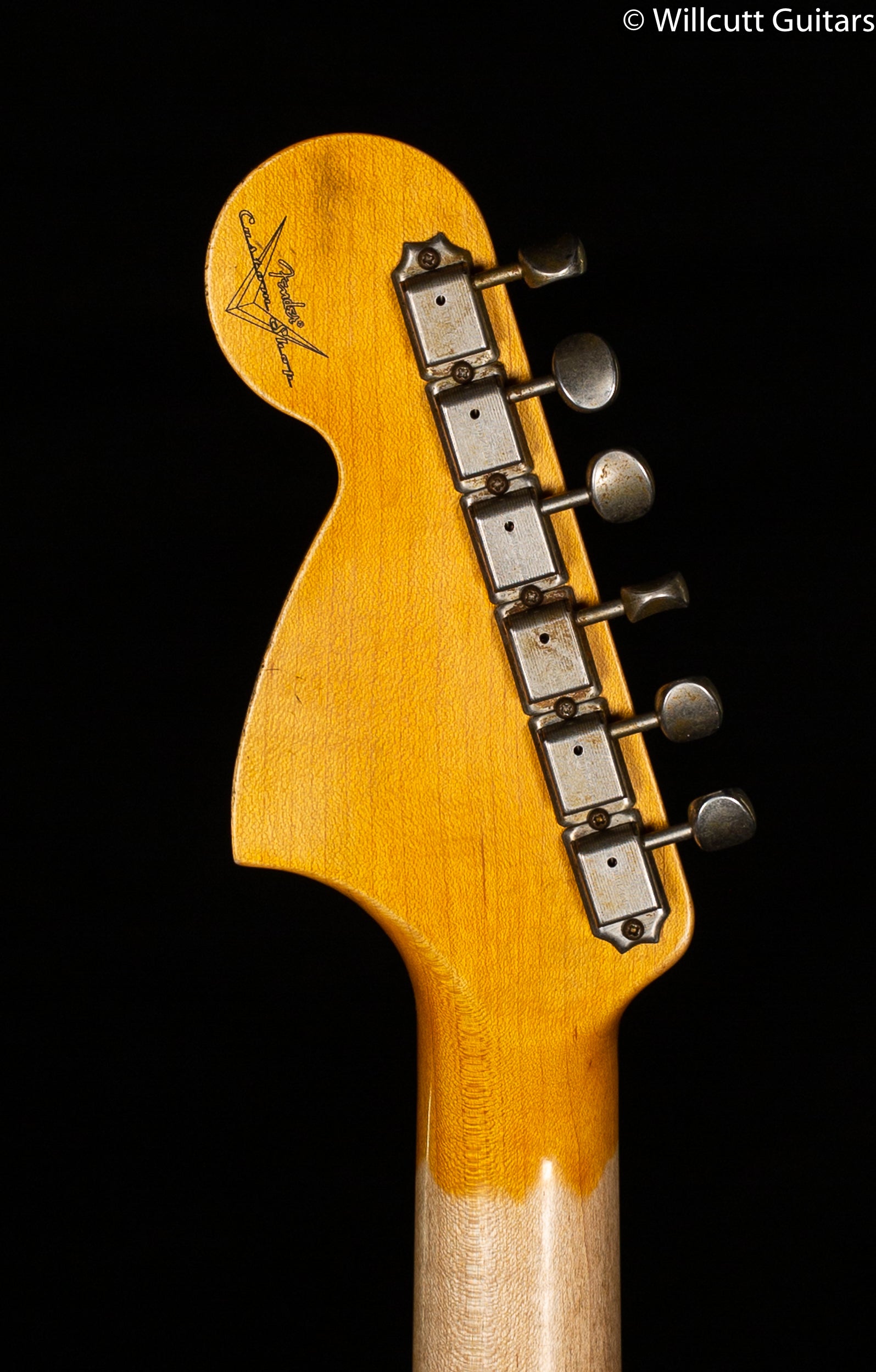 Fender 1967 Stratocaster Heavy Relic Rosewood Fingerboard Aged Black